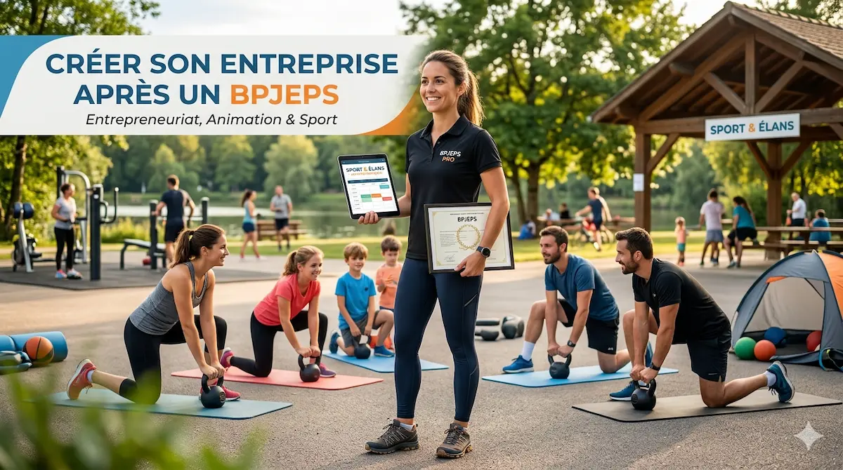 Créer son entreprise après un BPJEPS : guide complet