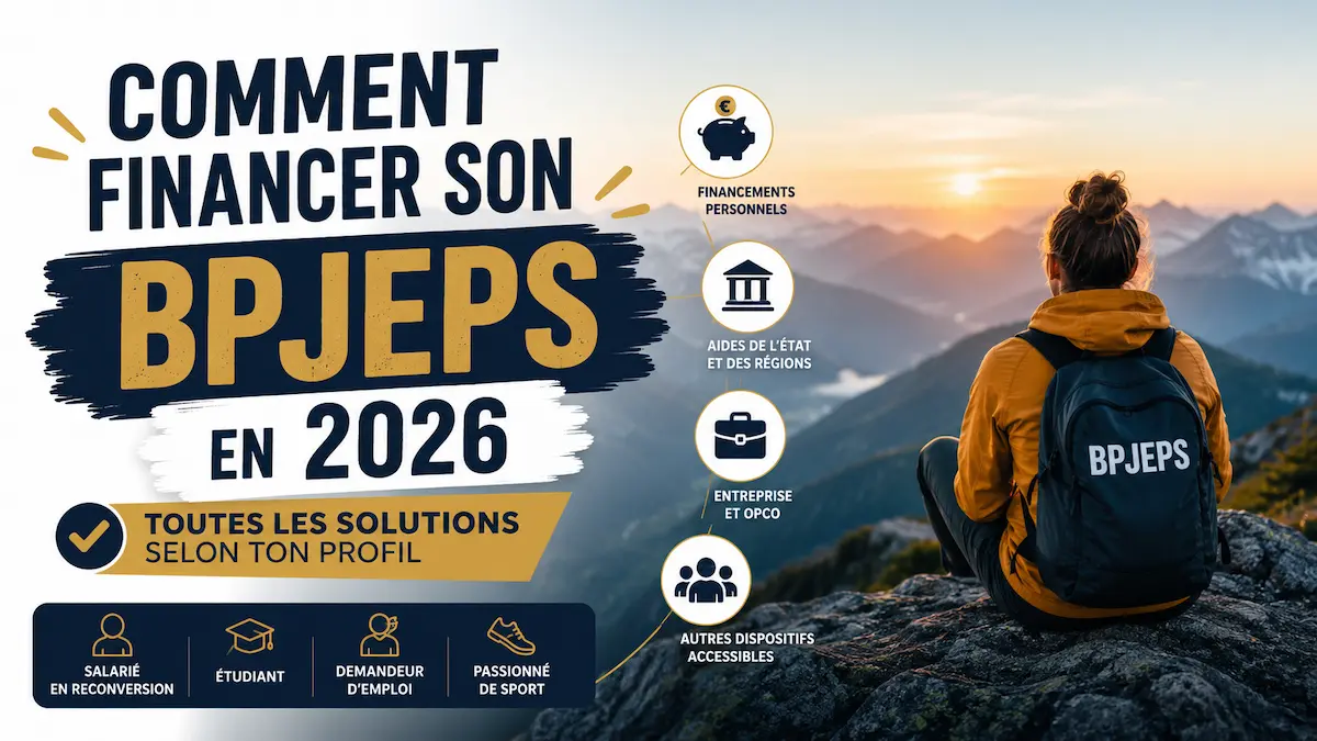 Comment financer son BPJEPS en 2026 : toutes les solutions